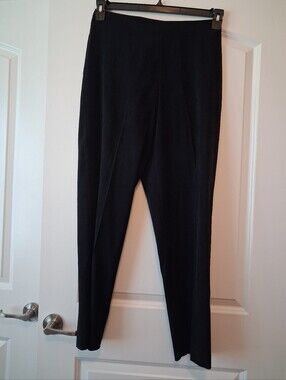 Lennie Black Faux Suede Classy  Professional Heritage Side Zipper Pants Size 10